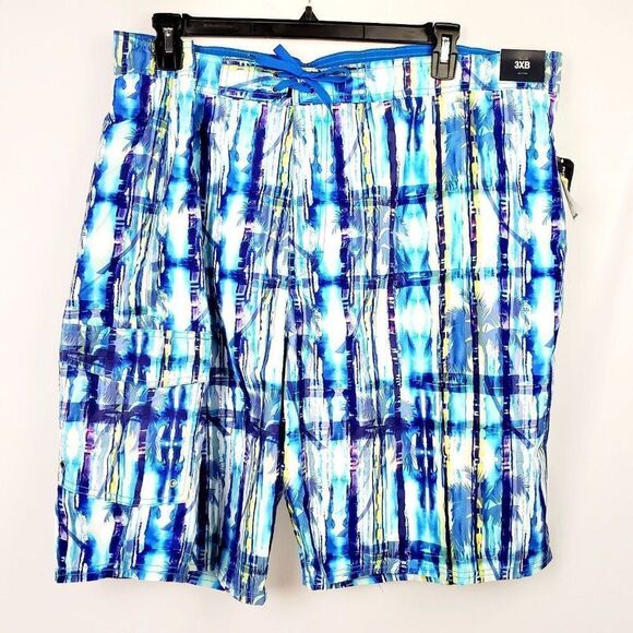 Roundtree & Yorke 3X 3XB Swim Trunks Big Man Blue board shorts - Picture 1 of 4